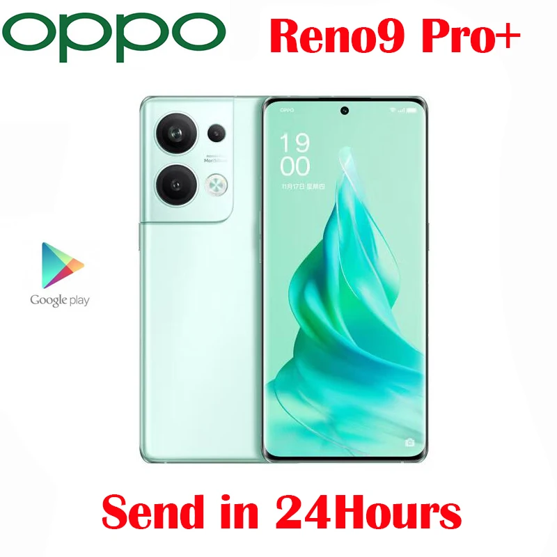 New Official OPPO Reno 9 Pro + Plus Cell Phone 6.7 inch OLED 120Hz Screen 80W Super VOOC 4700mAh Android 12 ColorOS 13 OTG