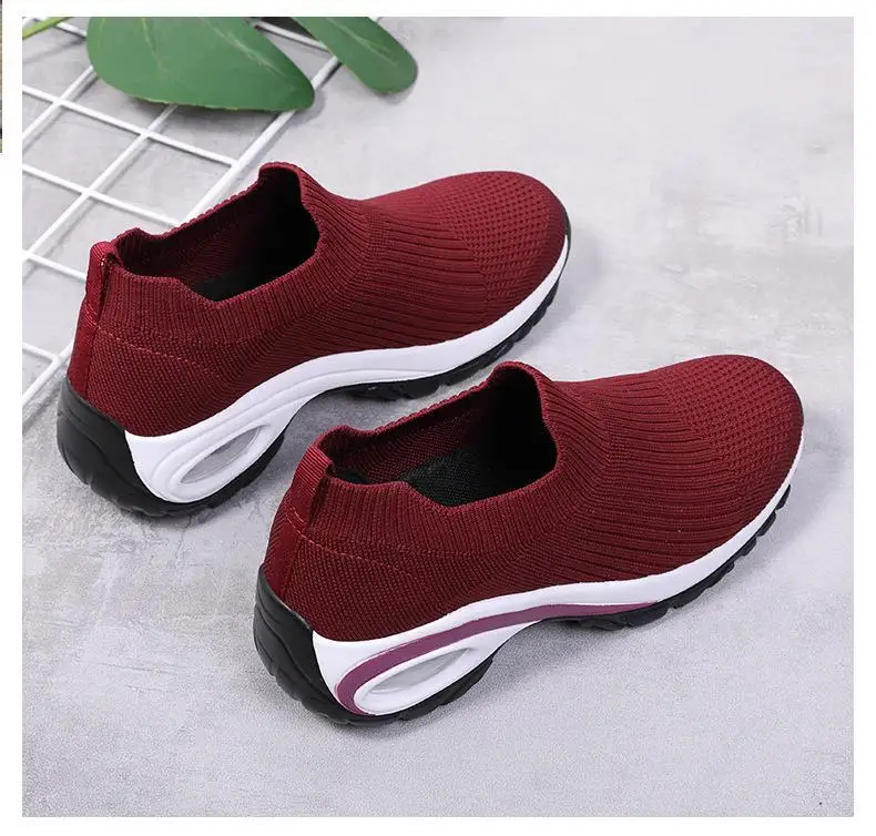 

Platform Sneakers Ladies Breathable Vulcanized Shoes 2026 summer New Women Fashion Casual Sport Shoes Wedge