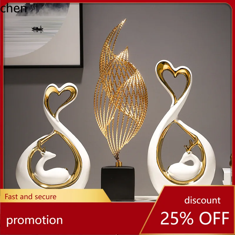 

H1 new chinese style living room tv cabinet entrance decoration home modern ornaments housewarming gift crafts