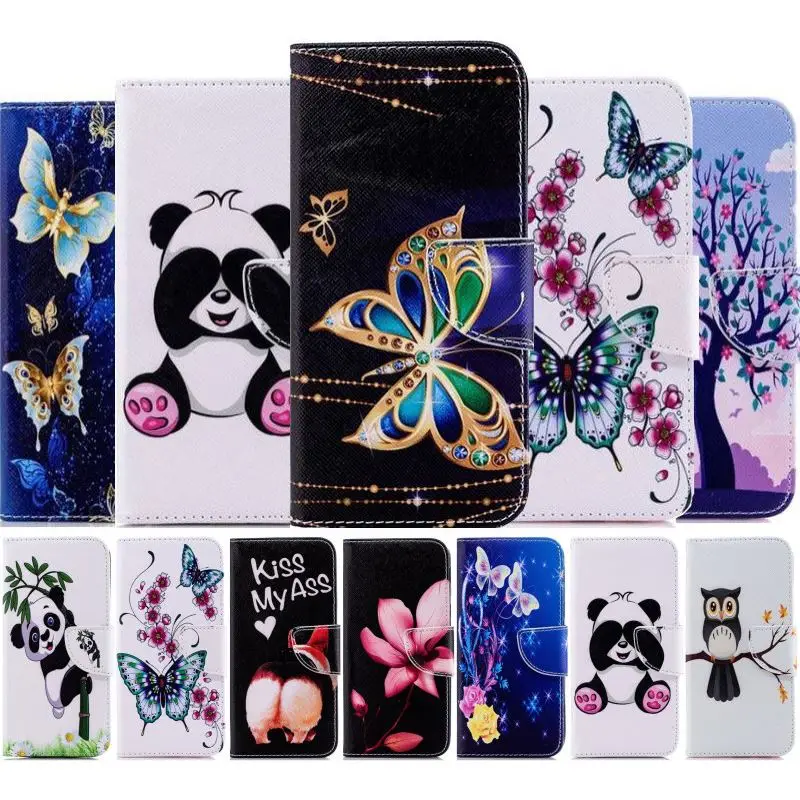 

Phone Cover Case For Samsung Galaxy S10 S10E S9 S8 S7 Edge j2 Pro A6 A7 A8 J4 J6 Plus 2018 Cases Capa Wallet Leather Coque D07G