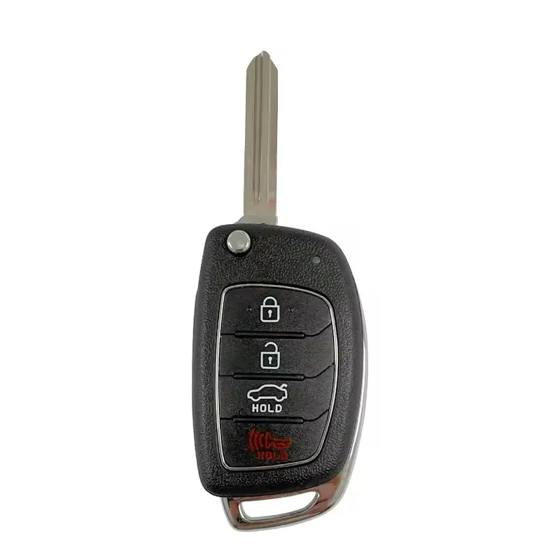 KEYECU P/N: 95430-1S110 ( OEM Board )  for Hyundai HB20 2016 2017 2018 2019 434MHZ 4D60 80Bit 4 Button Fob Flip Remote Key