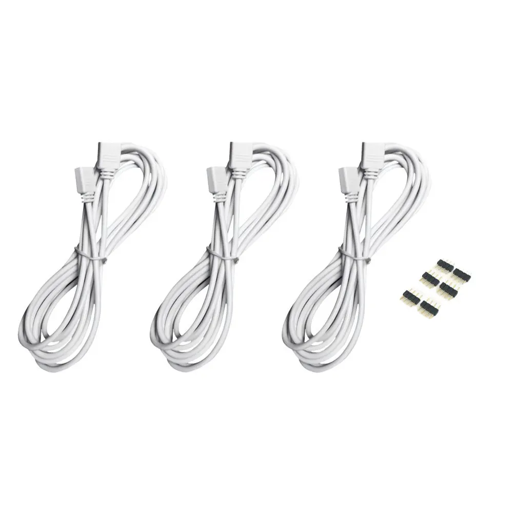 

9Pcs LED Strip Extension Cable Rgb Connector Welding-Free Extension Meter Long for LED Light Strip Connection