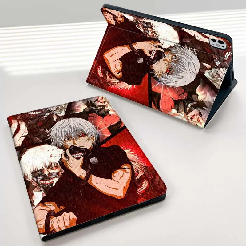 

Tokyo Ghoul Anime Cool For iPad Pro Air Mini 1 2 3 4 5 6 7 7th 8th 9th 10th 11th 10.2 9.7 10.5 10.9 11 12.9 Tablet Case