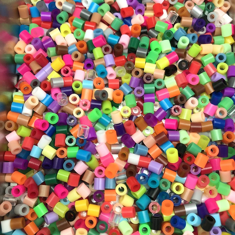 1000PCS Mixing Colors Fuse Beads 5MM Ironing Beads Hama Beads Tangram Jigsaw  Boards Puzzle Gifts Supplementary