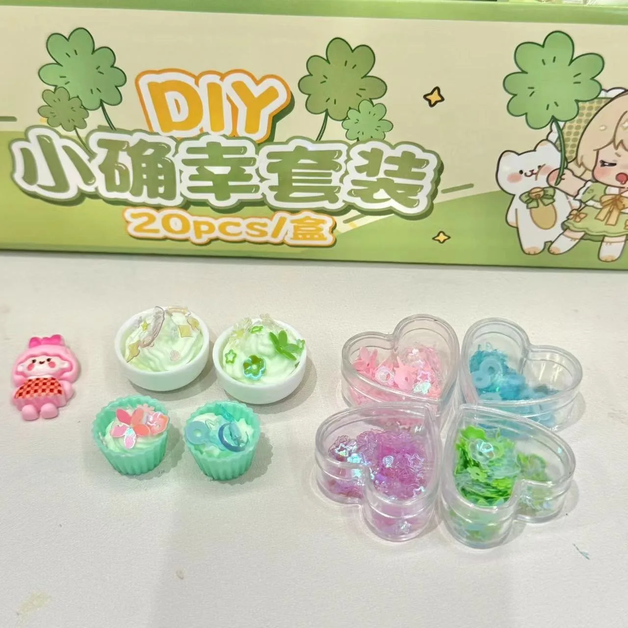 Symulacja Krem Klej Lody Deser Making Ciasto Model DIY Ręcznie robiony zestaw Rozrywka Małe zabawki Prezenty Diy Etui na telefon