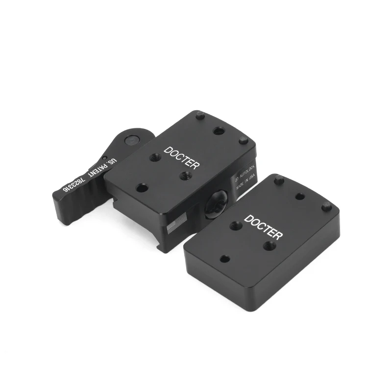 RM QD Mount With Riser Plate For RMR Mini Red Dot Sight Auto Lock Fit 20mm Weaver Picatinny Rail In Stock