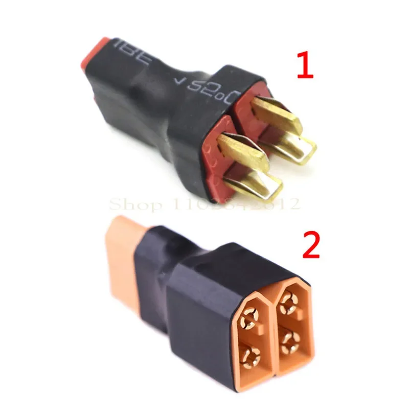 T Plug / XT60 Parallel Adapter Converter Connector Cable Lipo Battery Harness Plug Wiring for RC FPV Racing Drone
