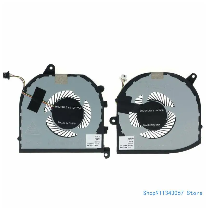 Laptop CPU GPU Cooling Fan 5V 4pin Radiator for 15 7590 5540 F01PX Drop shipping