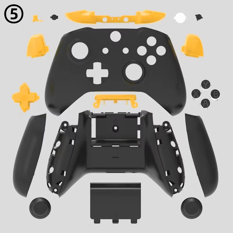 DATA FROG Pełny Zestaw Obudowy z Przyciskami do Kontrolera Xbox One Slim, Zestaw do Samodzielnego Montażu i Personalizacji