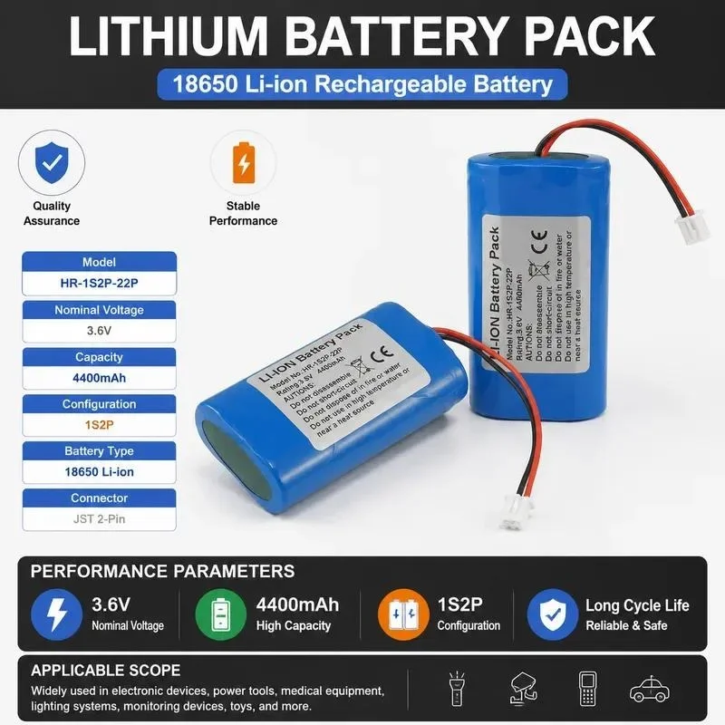 [NEW]  Replacement Battery for Haier Refrigerator HZY-8ZA Model HR-1S2P-22P Factory Direct Sales High Quality Power Supply