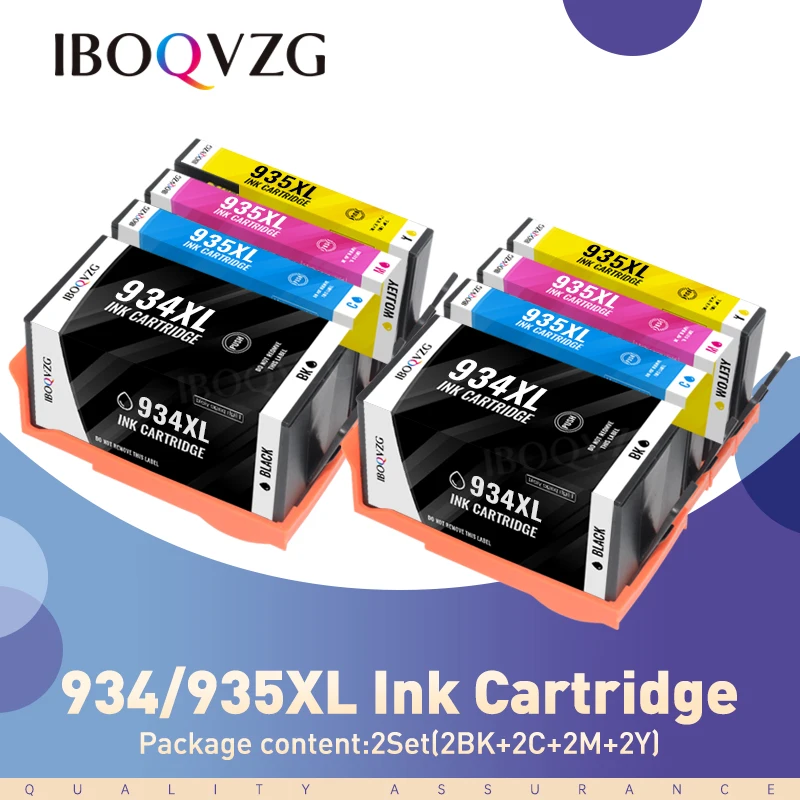 

IBOQVZG Compatible For HP934XL HP 935XL 934 ink Cartridges 934XL 935XL hp934 For HP Officejet Pro 6812 6830 6815 6835 6230 6820