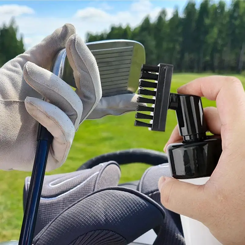 Golf Club Cleaner Brush With Groove Tube Retractable Golf Club Brush With Leakproof Reservoir Tube Squeeze Bottle golf supplies