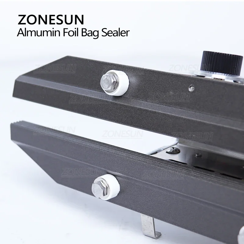 ZONESUN ZS-FKR200C 200/300/400mm Hand Held Impulse Sealer Composite Mylar Bags Aluminum Foil Heat Sealing Machine