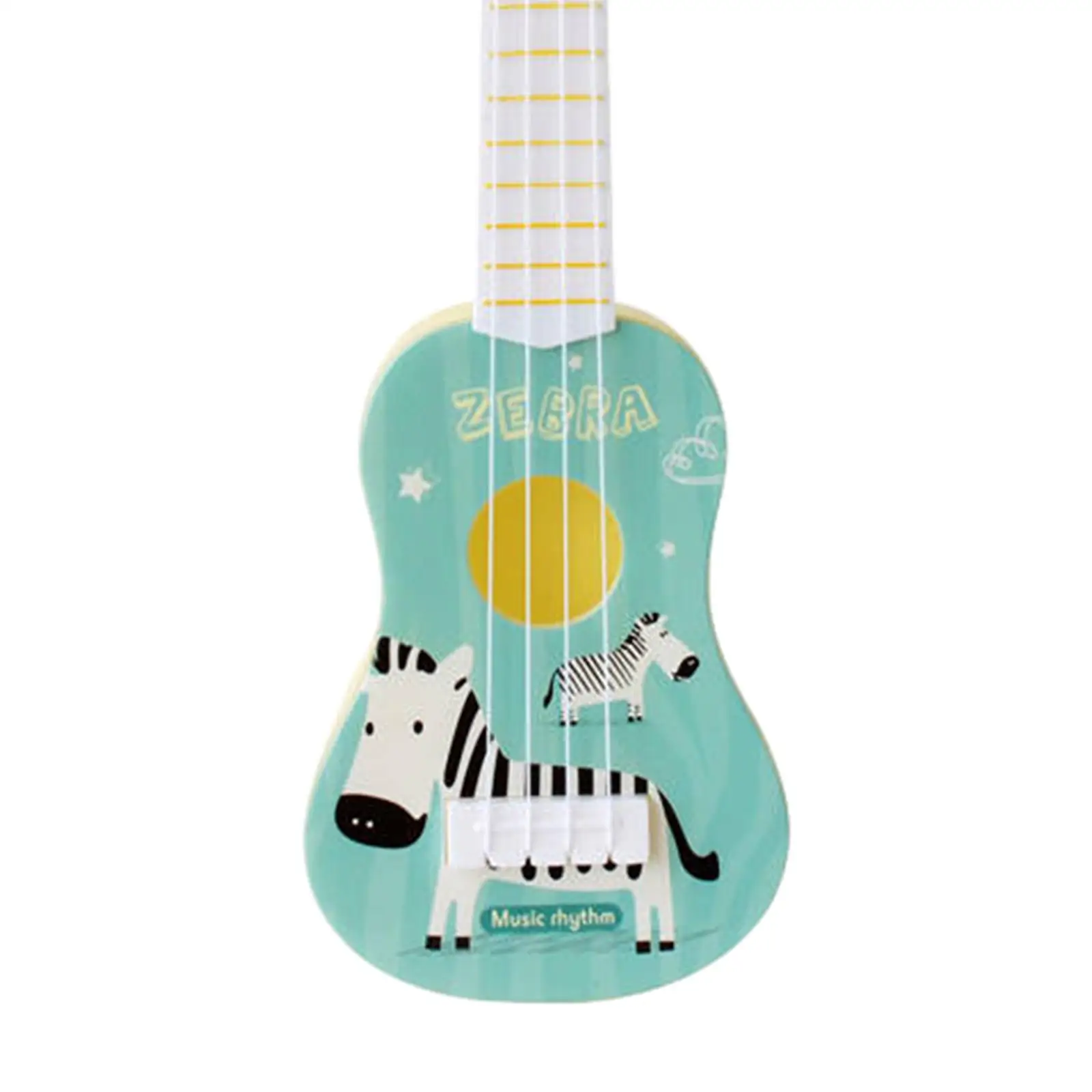 Guitar Toy Portable Kids Toy Ukulele Musical Instrument Toy for Preschoolers Boys Girls Beginner Birthday Gifts Children