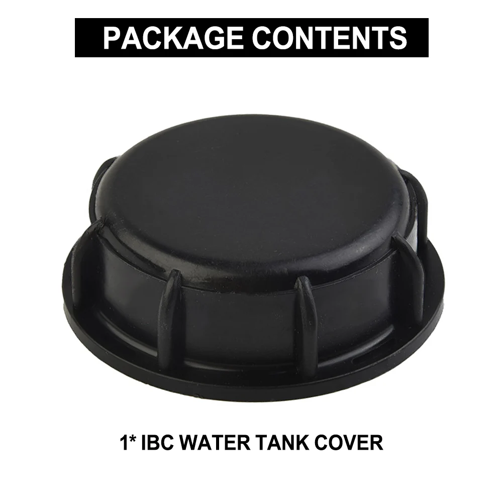1000L IBC Water Tank Cover Lid Black Plastic Water Liquid Tank Cap 50mm Coarse Thread Nut Garden Irrigation Accessories