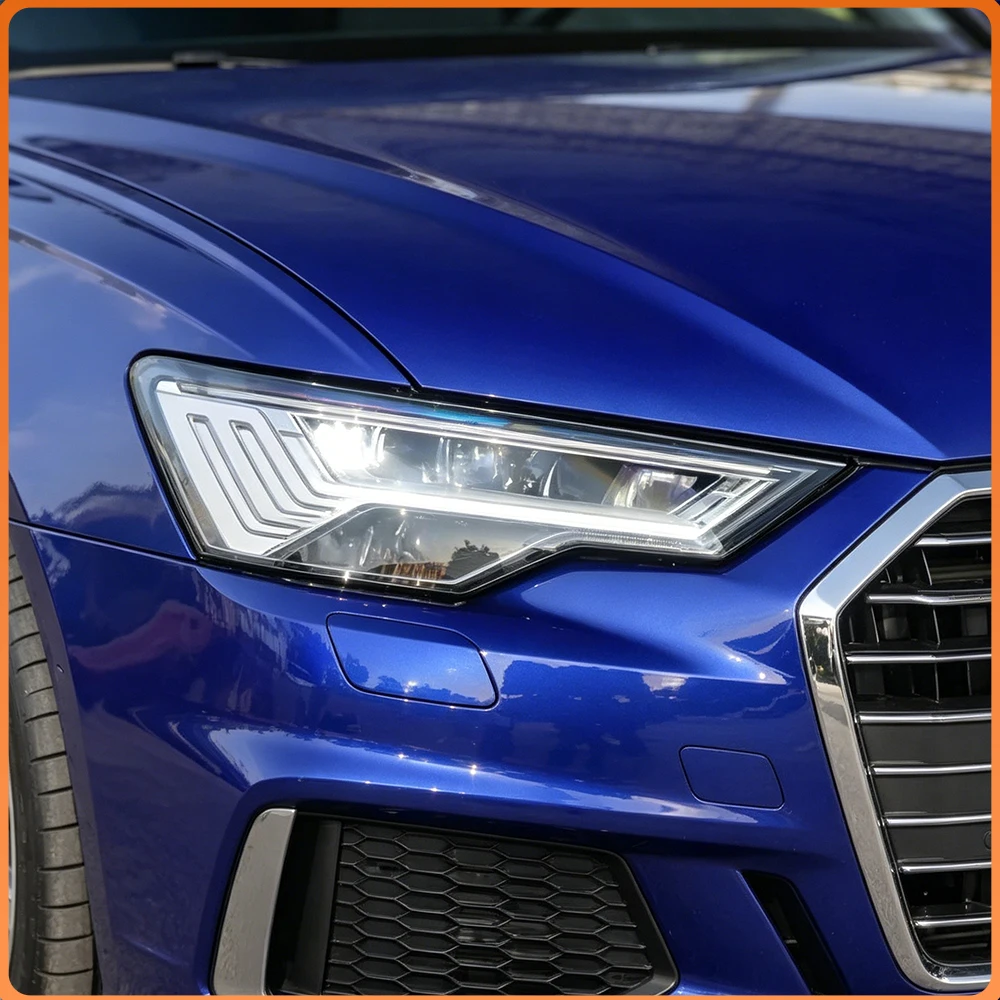 

Светодиодные матричные фары высокой конфигурации, передние фонари для Audi A6 A6L C8 2019-2023, комплект для установки Plug and Play, аксессуары для модернизации