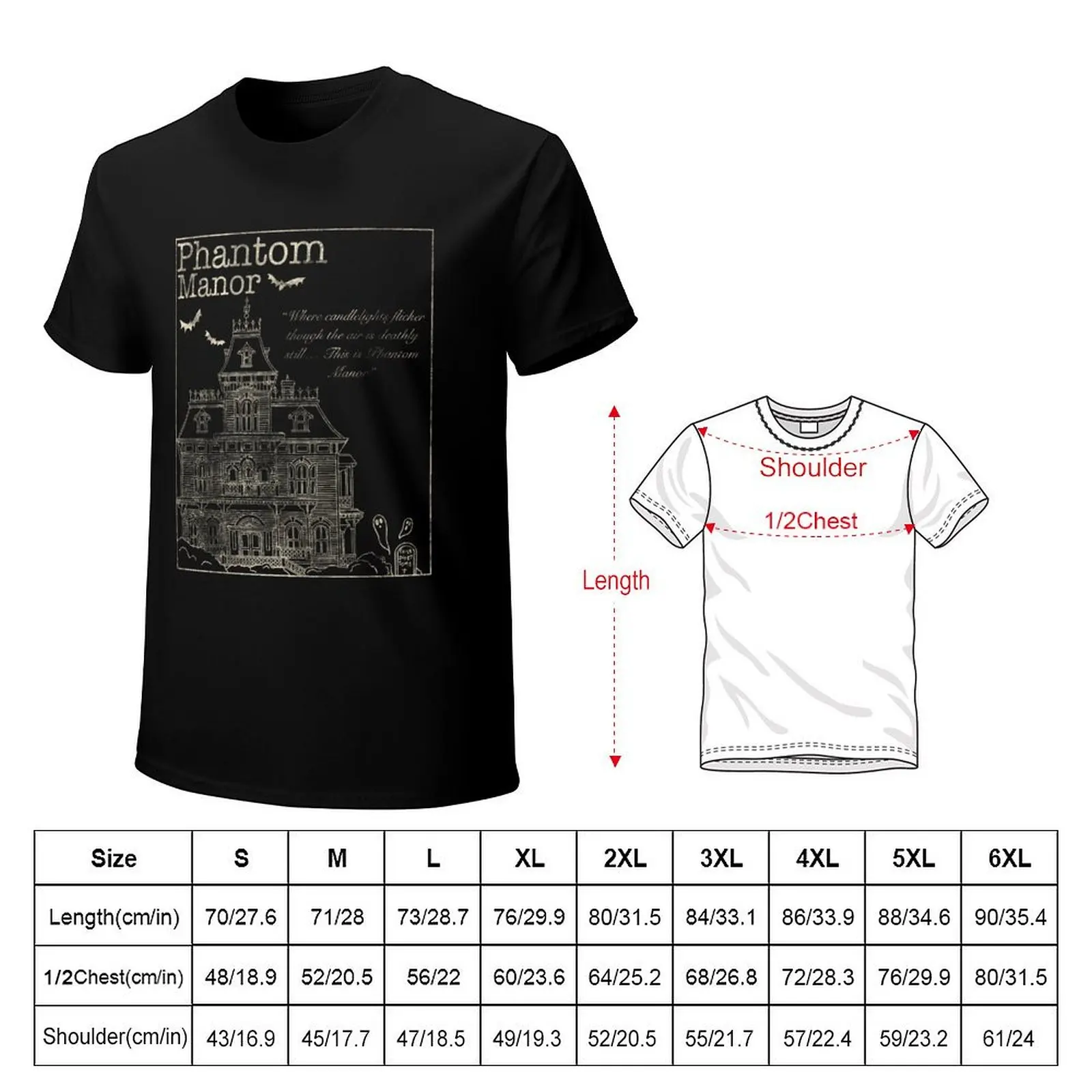Freaky phantoms white T-Shirt Relaxed Casual Short Sleeve Tee