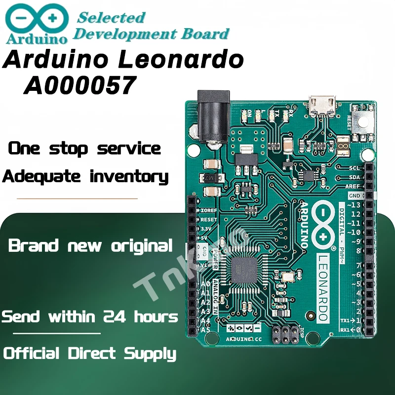 1pcs/lot Arduino Leonardo with Headers A000057 ATmega32u4 AVR MCU Development board kit 100% new In Stock