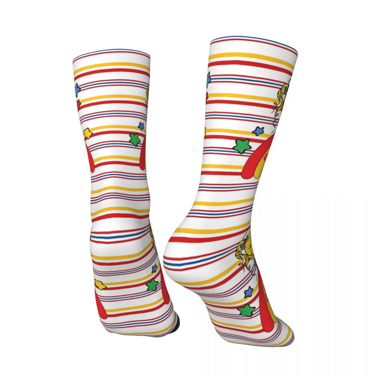 Rainbows Happy Brites Socks Autumn Stockings Funny Women Men Comfortable Socks Custom Running Anti Skid Socks