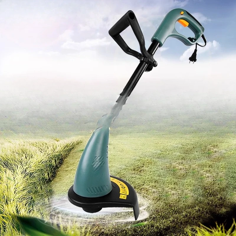 

Lawn mower Handheld electric household, high-power lawn rope trimming lawn mower