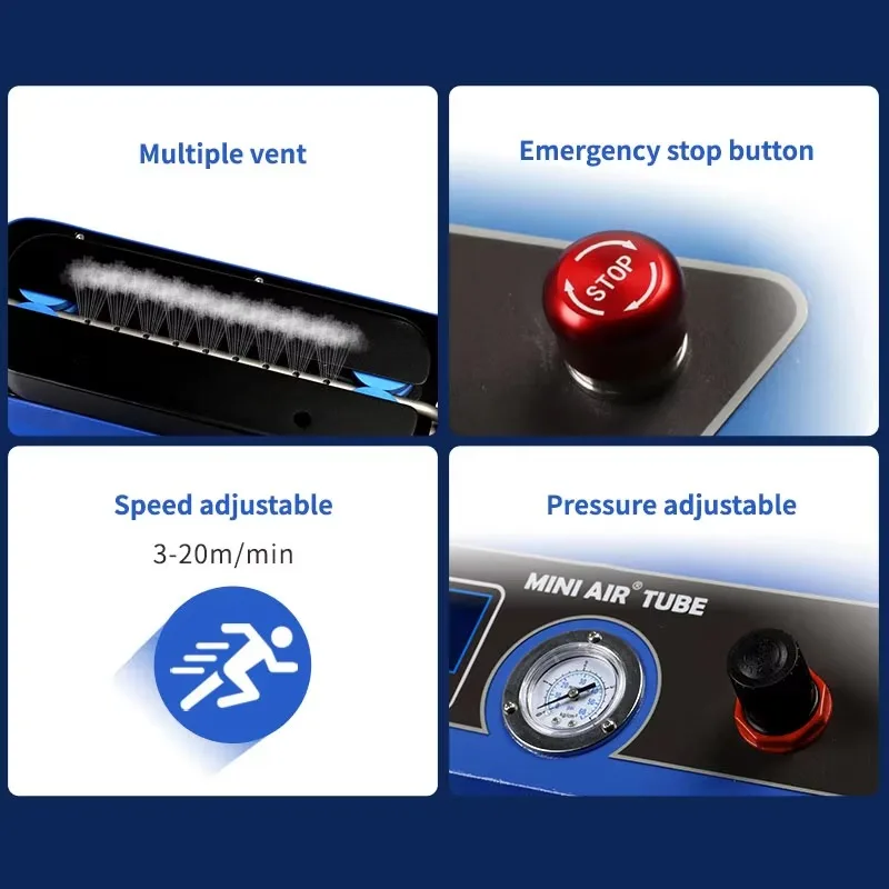 

Latest Machines Mini Air Tube4 air Bubble Roll Cushion Packaging Machine