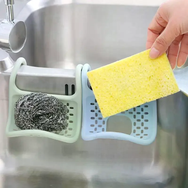 

Flexible Sink Caddy Non-Slip Drainage Organizer Fits Any Sink Wall Faucet Easy To Clean Durable Material