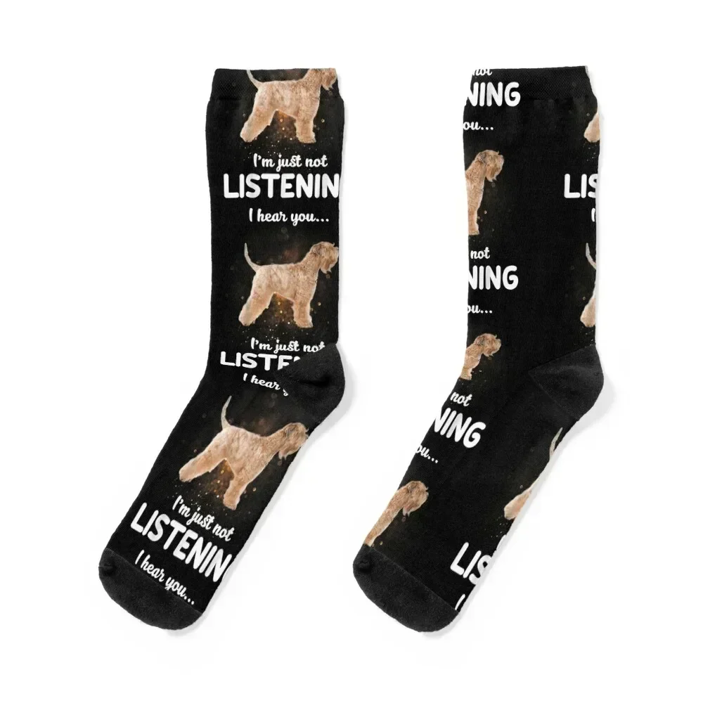 

Funny Coated Wheaten Terrier Socks Soccer Men's soccer anti-slip Stockings compression Men's Socks Women's