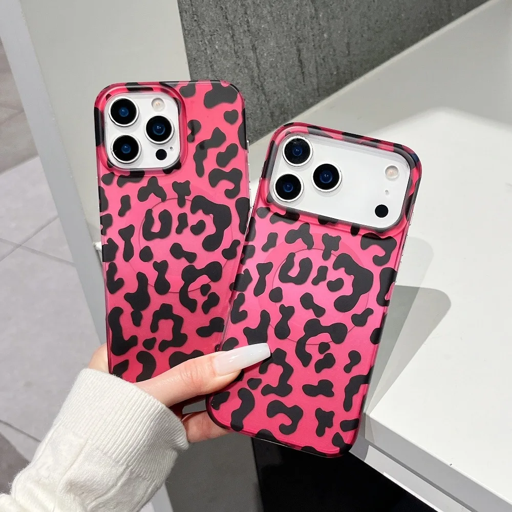 

Simple Personality Pattern Phone Cover for iPhone 17 16 15 14 Pro Max with Support Magnetic Charging