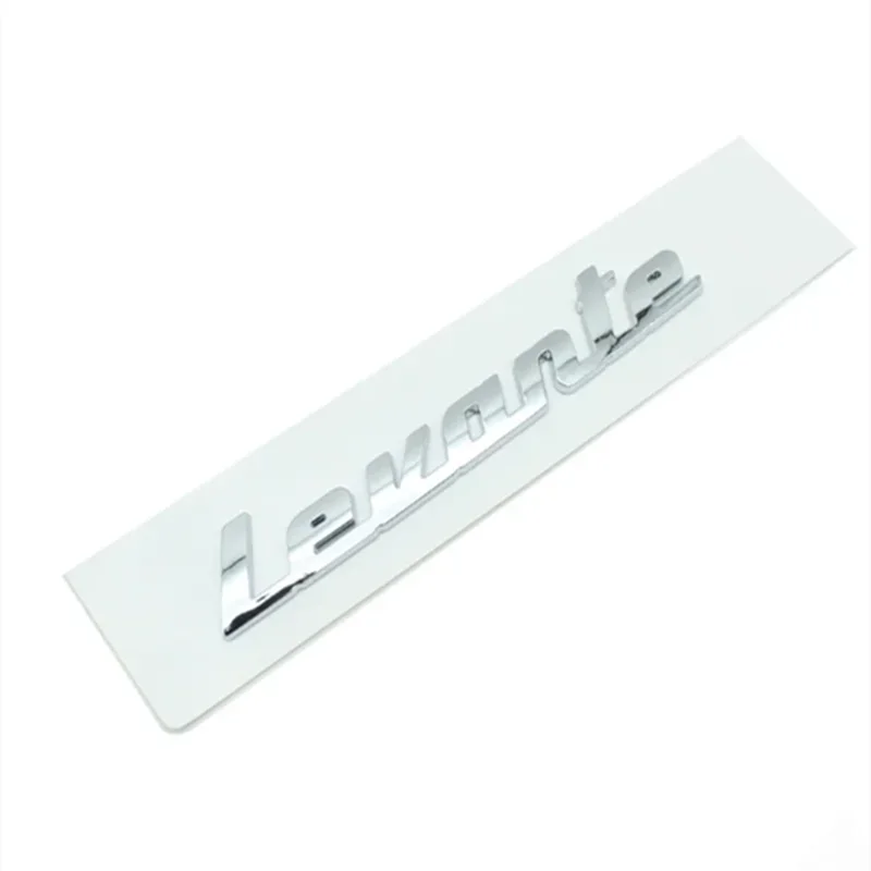Car 3D ABS Trunk Letters Logo Badge Emblem Styling Decoration Sticker For Maserati Levante GT Trofeo Q4 M156 Body Kit Decals