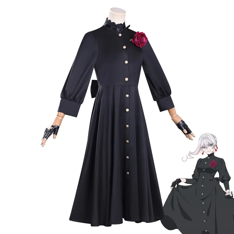 

UUI1Scarlet El Vandimion Cosplay Costume Wig Anime May I Ask for One Final Thing Woman Christmas Halloween Party ClothingM[[62