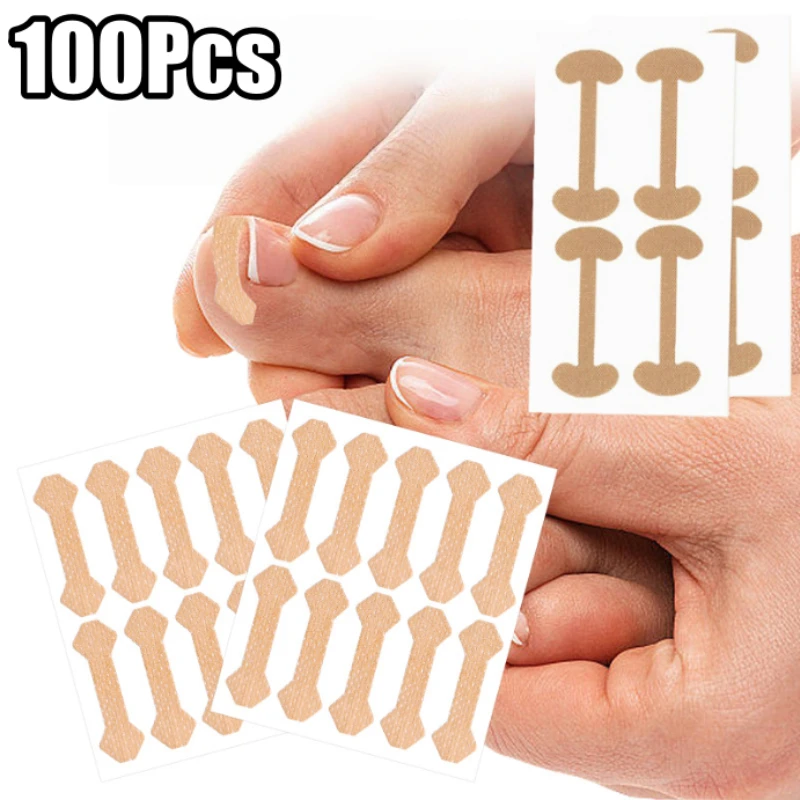 10/30/50/100 Uds pegatinas correctoras de uñas encarnadas parches tratamiento recuperar Corrector paroniquia parches para pies