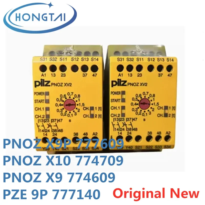 شحن مجاني PNOZ X9P 777606 X9P 777609 X10 774709 X9 774609 PZE 9P 777140 PILZ وحدة مرحل الأمان الأصلي الجديد