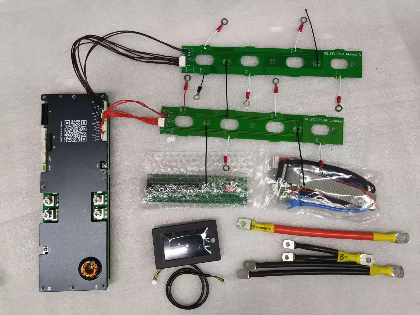 Customized System Accessory Battery Box DIY BMS, PCB, LiFePO4 Battery DIY Kit for JK-BMS EVE CATL 280AH 302AH