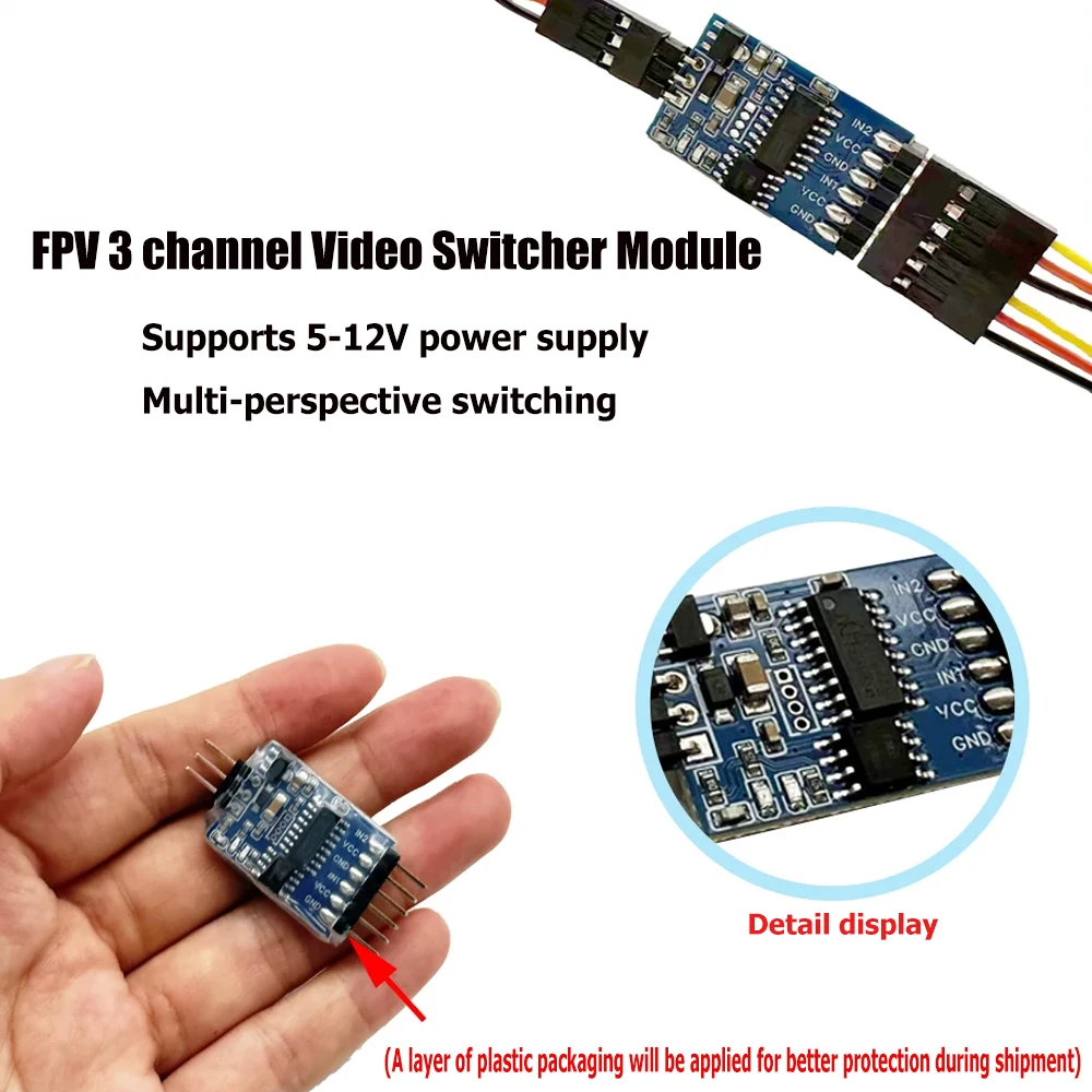 3 channel Video Switcher Module