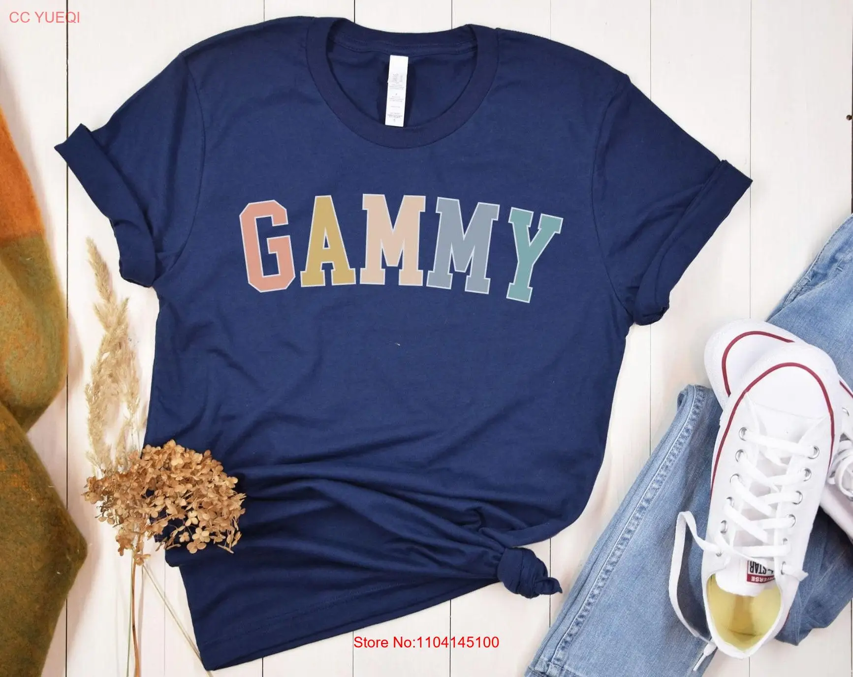 Gammy T Shirt Grandmother Grandma For New Mother's day long or short sleeves