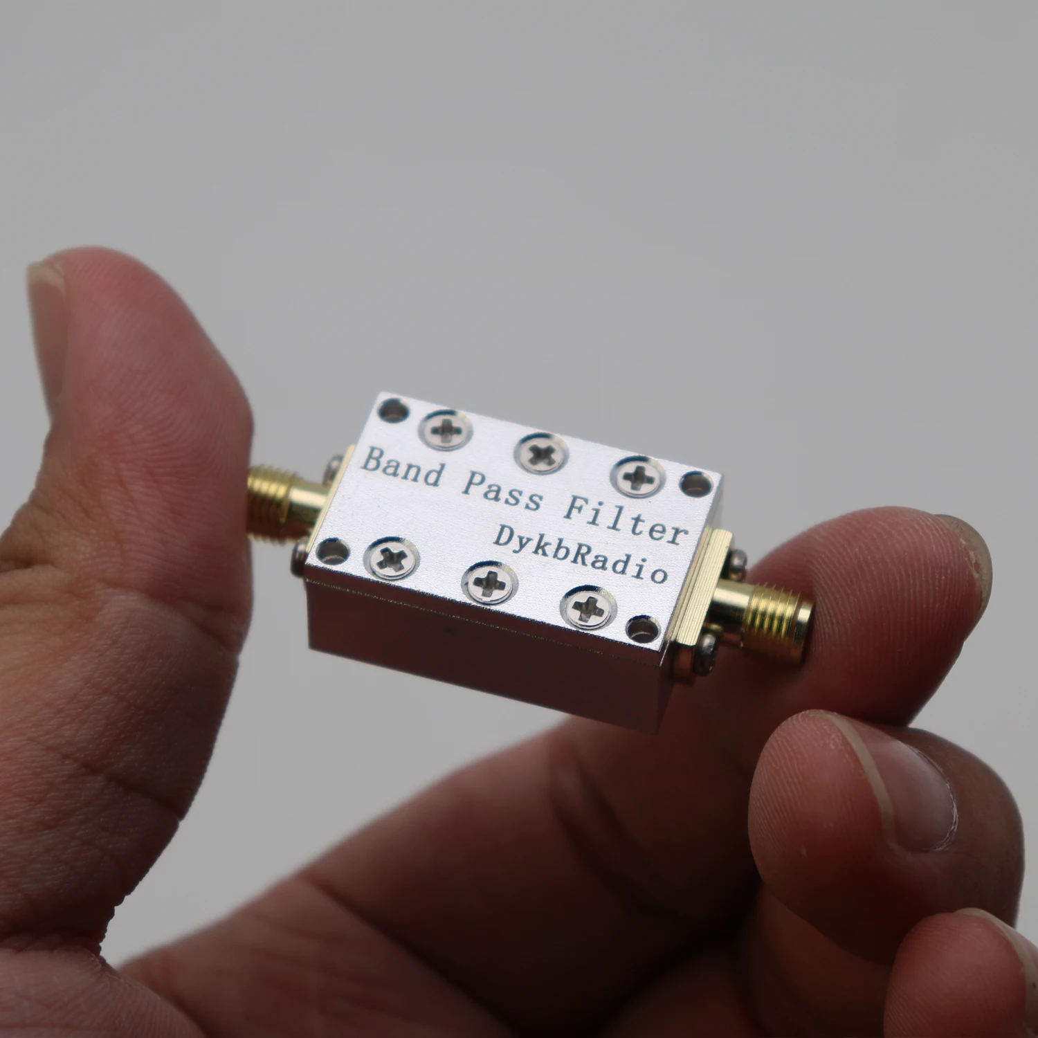 433M 868M 915M 1090M 2.4G 5.8G BPF Bandpass Filter CNC Shell 1dB Low Loss for LoRa Helium SDR ADS-B Drone WiFi RF Signal