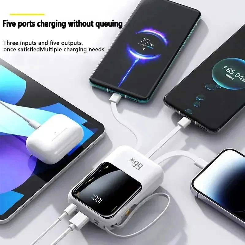 66W 50000mAh mobile power supply with built-in ultra fast charging waterproof power bank portable phone accessories