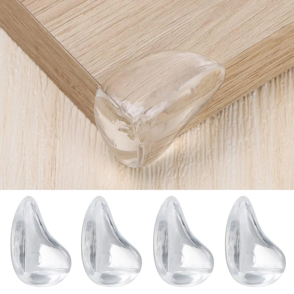 

10Pcs Silicone Silicone Corner Protector Child Anti collision Table Edge Protection Cover Safety Transparent