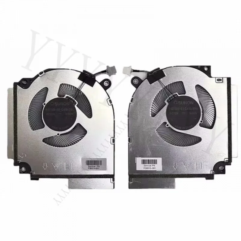 

Q+ Original for HP TPN-Q304 16-AM CPU+GPU COOLING FAN R+L P30014-001 P30015-001