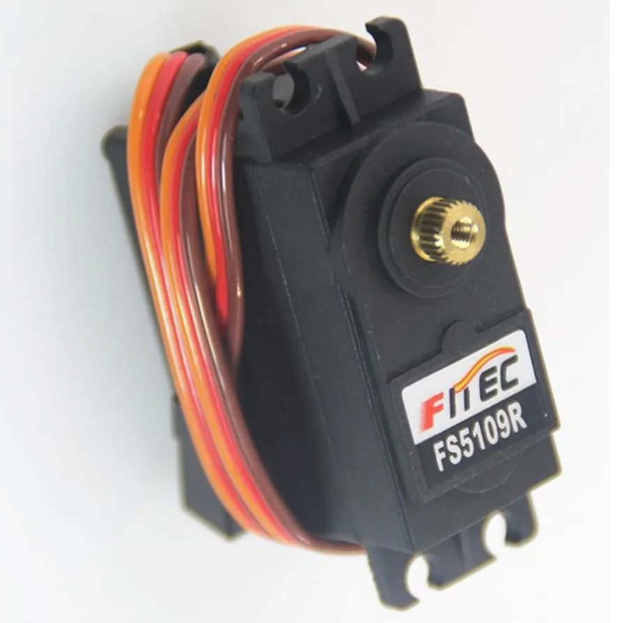 Feetech High Torque 10Kg 360 Degree Core Motor Ball Bearing Inteligencia Artificialf Analog Continuous Servo Metal Plastic