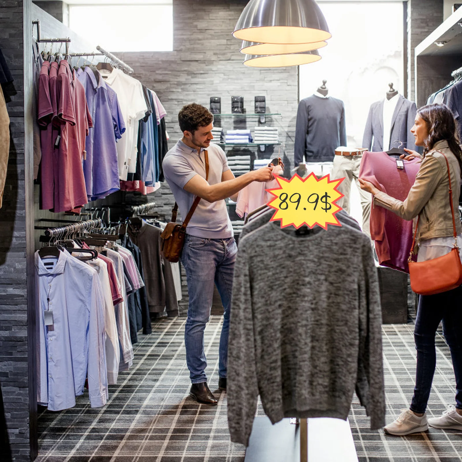 

50Pcs Rewritable Double Sided Burst Sale Tags for Retail Store Supermarket Fruit Vegetable Pricing Display Sale Tags