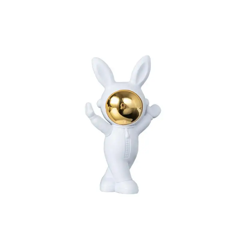 Home Decorations Does Not Take Up Space Astronaut Indoor Trendy Fun Personality Home Decoration Crafts Car Ra Cute Cartoon Bunny