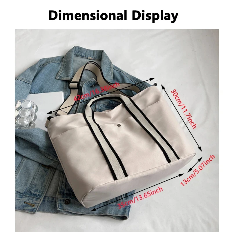 Handbags For Women Designer Luxury Beach Bag ​High Quality 2024 Lightweight Large Capacity Canvas Shoulder Bag Travel Bag