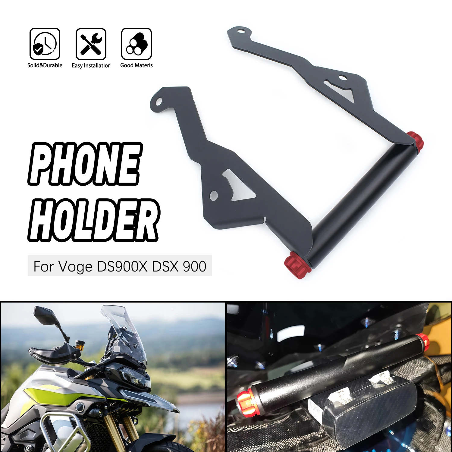 

For Voge DS900X DSX 900 DSX Motorcycle Accessories Mobile Phone Bracket Support GPS Navigation Board Bracket