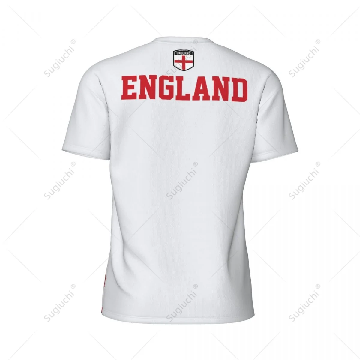 Exclusive design England Flag Grain 3D Printed Men For Running Bike Soccer Tennis Fitness Sports tshirt Mesh Fans Short T-shirt