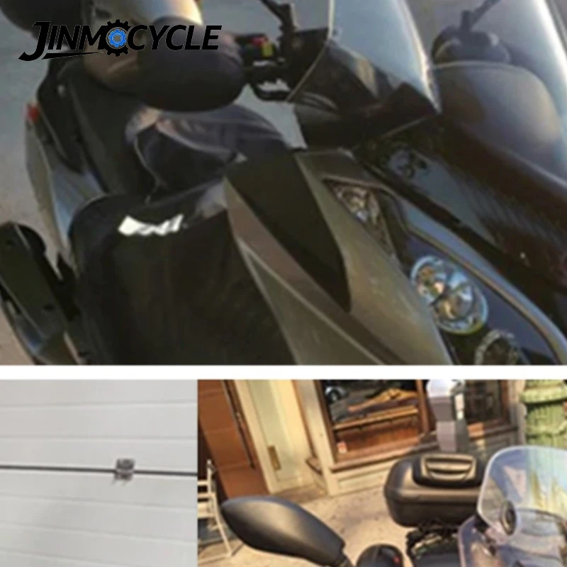 

Motorcycle Windshield Extension Adjustable Spoiler Clamp-On Windscreen Deflector Universal For BMW KAWASAKI YAMAHA HONDA SUZUKI