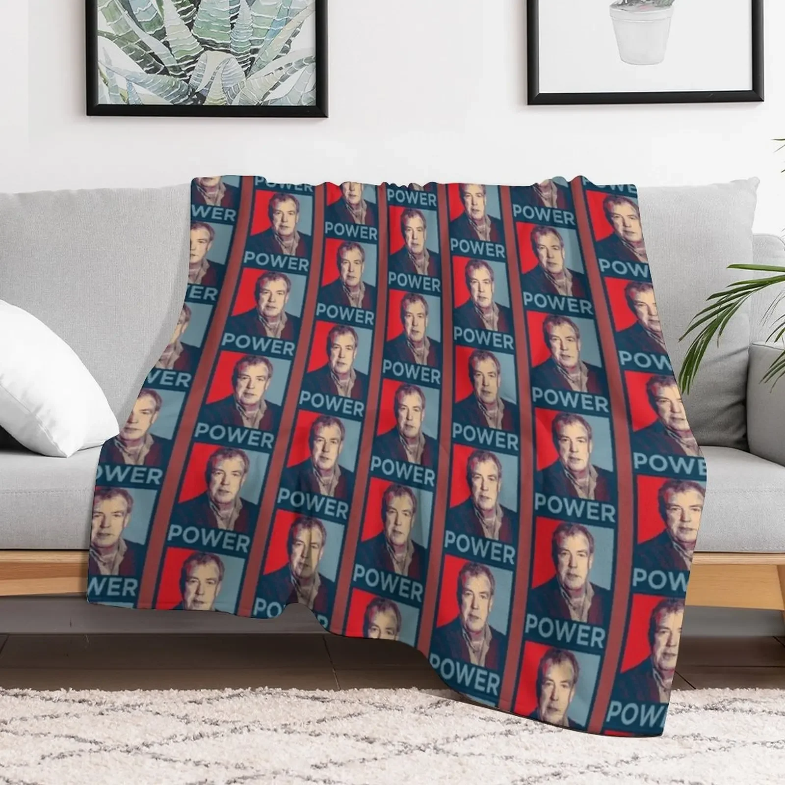 jeremy clarkson power Throw Blanket Sofas Tourist cosplay anime Blankets