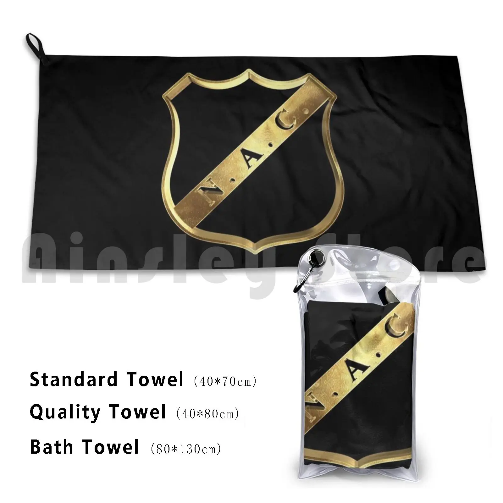 Golden Breda Football Ultras Dutch Holland Beach Towel Quick Dry Quality Towel 1312 Breda Hooligans Breda Casulas