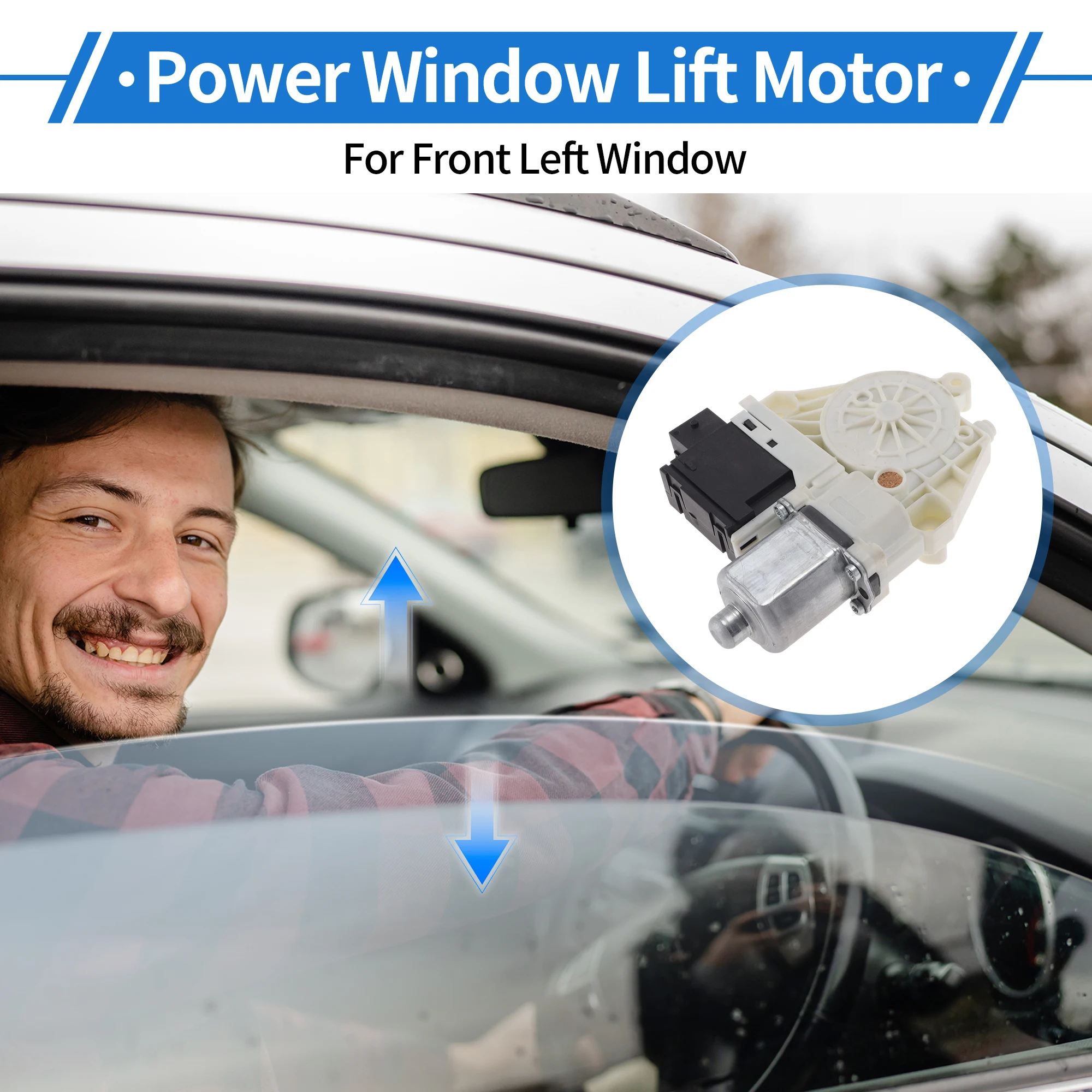 

UXCELL No.155250152 Power Window Regulator Lift Motor for Jeep Compass 2017-2024