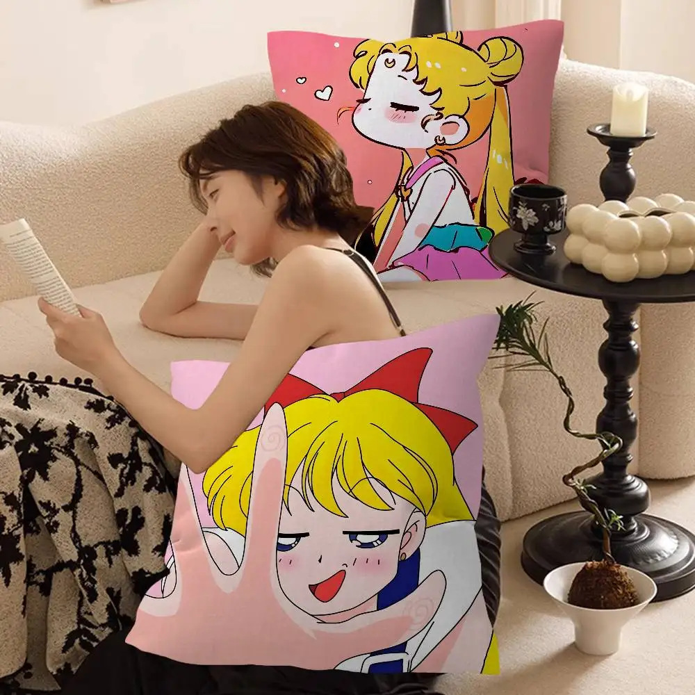 S-Supernatural-Girl-S-Sailor-Moon-Anime Personalized Pillow Dust Cover Bedroom Kids Party Decoration Pillowcase Birthday Gift